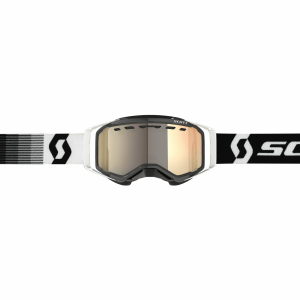 Scott Goggle Prospect Snow Cross LS premium black/white / light sensitive bronze, 2, nordicamoto.ro