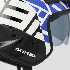 Acerbis Aria Sport Jet sisak – fekete/kék, M, 4, nordicamoto.ro