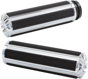 Ness-tech® 10-gauge Comfort Grips Silver, 1, nordicamoto.ro