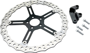 15(r) Big Brake Jagged Floating Rotor Kit Chrome