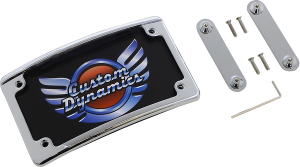 Radius Led License Plate Frame For Cvo White