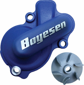 Supercooler Water Pump Cover & Impeller Kit Blue