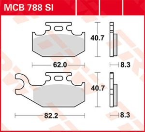 Si Series Sindered Off-road Brake Pads