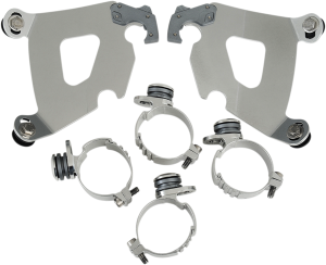 Cafe Fairing Trigger-lock Hardware Kit Polished, 1, nordicamoto.ro
