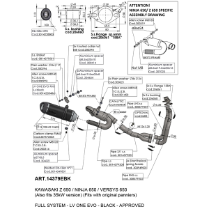 Lv One Evo Black Edition Full-system Exhaust Ceramic Black, 4, nordicamoto.ro