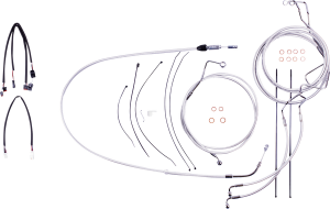 Sterling Chromite Ii® Designer Handlebar Installation Kit Silver, 3, nordicamoto.ro