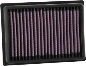 High-flow Air Filter Black, Red, 1, nordicamoto.ro