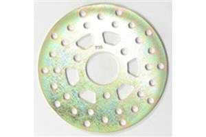 Round D-series Scooter Brake Rotor Silver, Stainless Steel