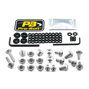 Fairing Bolt Kit For Kawasaki Silver