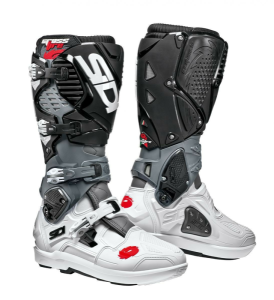 Sidi Crossfire 3 SRS csizma – fehér/szürke/fekete