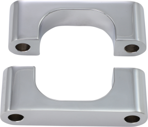 Tire Hugger Front Fender Mounting Block Chrome, 1, nordicamoto.ro