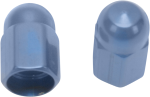 Custom Valve Stem Cap Blue, Anodized, 1, nordicamoto.ro