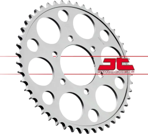 JT SPROCKETS Acél hátsó lánckerék, természetes felületű, 3, nordicamoto.ro