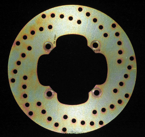 Round Hpsr Solid Brake Rotor Gold, Stainless Steel, Zinc, 1, nordicamoto.ro