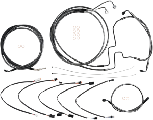 Karbonfibr Designer Handlebar Installation Kit Silver