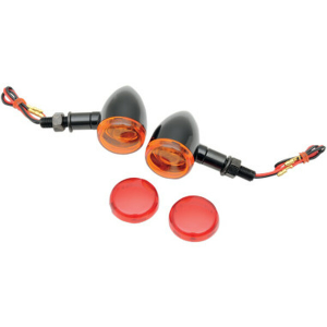 Mini Deuce Marker Lights Gloss Black, 1, nordicamoto.ro