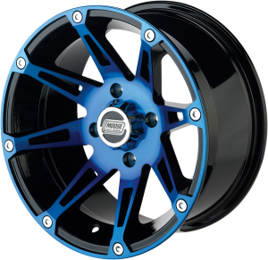 387x Wheel Black, Blue 12 x 8, 1, nordicamoto.ro