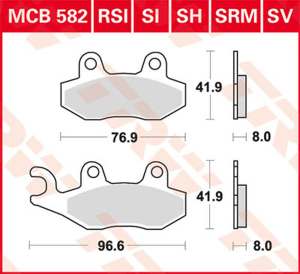 Ec Series Ceramic Brake Pads