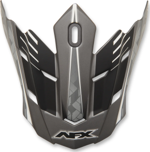 Fx-17 Factor Visor Peak Matte Frost Gray/white Black, Gray, White ONE SIZE, 1, nordicamoto.ro