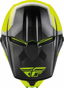 Casca Moto Fly ECE Kinetic Vision bukósisak – fluoreszkáló sárga/fekete, L-es méret, 3, nordicamoto.ro