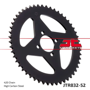 JT SPROCKETS hátsó lánckerék, fekete 