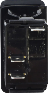 Rocker Switch Black, Blue, 2, nordicamoto.ro