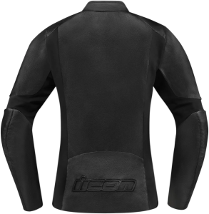 Geaca Piele Dama Icon Overlord™ Black M, 3, nordicamoto.ro