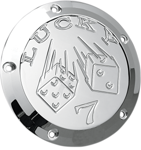 Chrome Billet Derby Cover Chrome