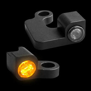 Nano Series Handlebar Turn Signals Black, 2, nordicamoto.ro