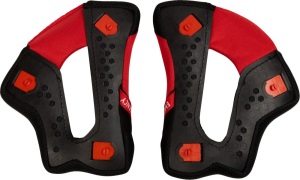 THOR Reflex Sport sisak arcpárnák – fekete, piros 