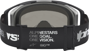 Alpinestars Vision 8 borostyánszínű, fekete/ezüst/átlátszó lencsés síszemüveg, 2, nordicamoto.ro