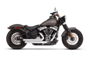 Exhaust System 2-into-2 System For Softail Black, 1, nordicamoto.ro