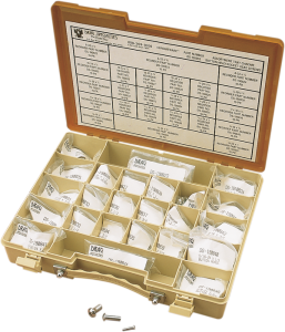 Button-head Bolt Assortment Kit Silver, 1, nordicamoto.ro