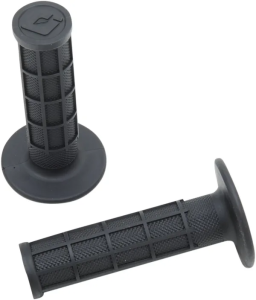 Ruffian Mx Half Waffle egyrétegű markolat, fekete, nordicamoto.ro