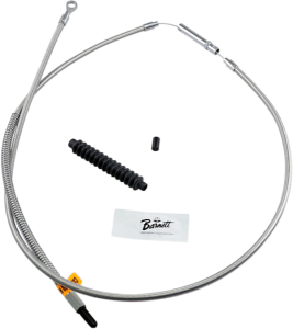 High-efficiency Stainless Steel Clutch Cable For Harley-davidson Silver +254 mm (10''), 1, nordicamoto.ro