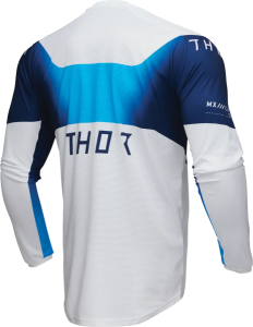 Tricou Enduro Thor Launchmode Storm White/Blue M, 4, nordicamoto.ro