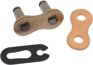 Rx 1 Clip Link 520 Non-seal Replacement Connecting Link / Gold Gold