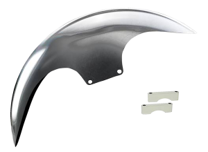 Cafe Front Fender For 21(r) Wheel Silver, 2, nordicamoto.ro
