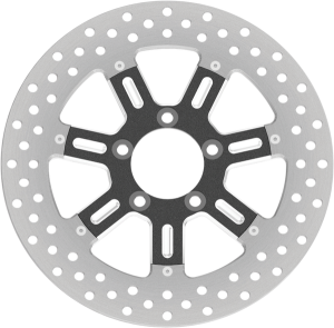 Two-piece Brake Rotor Black, Silver, 1, nordicamoto.ro