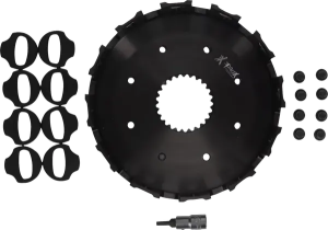 Clutch kosár, fekete