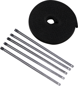 Lava Rock Exhaust Wrap Kit Metallic Black