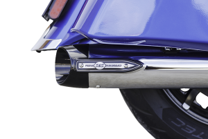 4(r) Broadhead Slip-on Mufflers Chrome