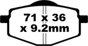 Fa Series Organic Brake Pads, 1, nordicamoto.ro