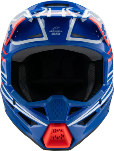 Alpinestars Youth S-m3 Wurx gyermek sisak, fekete/kék/piros/fehér, S méret, 4, nordicamoto.ro