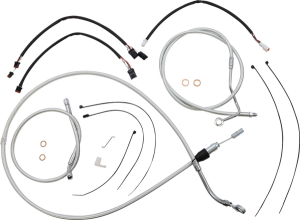 Sterling Chromite Ii® Designer Handlebar Installation Kit Silver