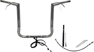 Plug & Play Ez Install 1-1/2(r) Flat Top Handlebar Kit Silver, 1, nordicamoto.ro