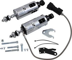 422 Series Shocks With Remote Adjustable Preload Show Chrome