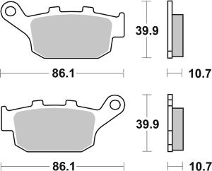 Rq Road Racing Carbon Tech Brake Pad, 3, nordicamoto.ro