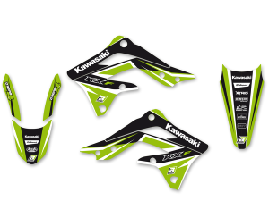 Graphics Kit With Seat Cover Black, Green