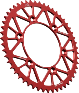JT SPROCKETS alumínium hátsó lánckerekek, piros , nordicamoto.ro